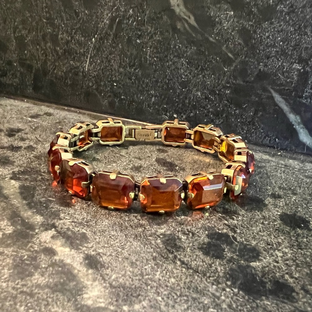 J.Crew Faceted Amber Bracelet